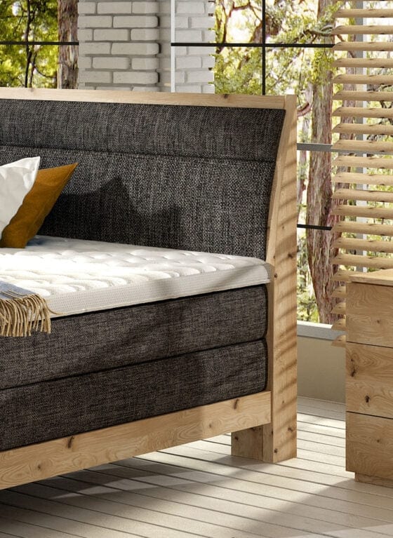 Letto Boxspring Donatello Legno Cappuccino (2)