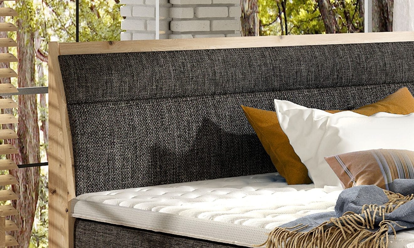 Letto Boxspring Donatello Legno Cappuccino (3)