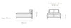 Letto Boxspring Idalis Legno Grigio (2)