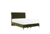Letto Boxspring in tessuto Blanks Verde (2)