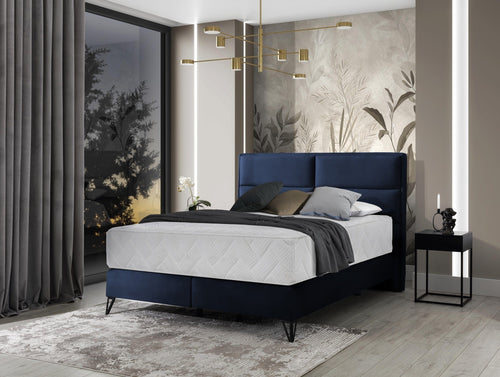 Letto Boxspring in tessuto Safro (1)