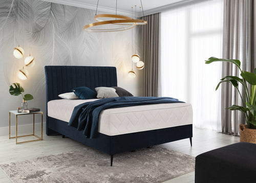 Letto Boxspring in velluto Blanks Velvet (1) & ELTMPL-BED-BLANCA-BOXSPRING-MONOLITH