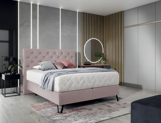 Letto Boxspring in velluto Cortis (4)