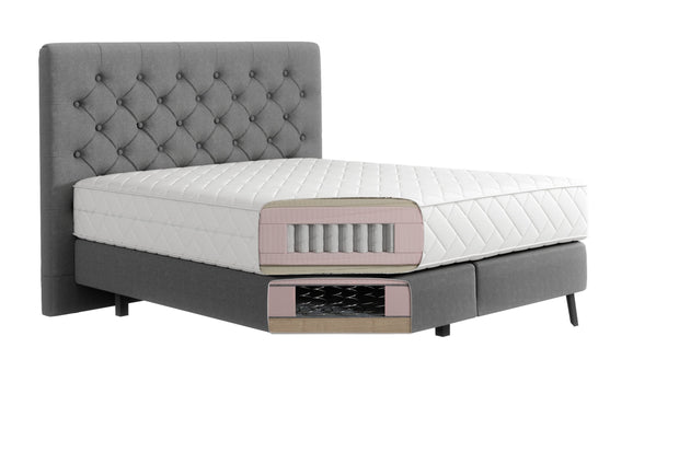 Letto Boxspring in velluto Cortis (6)