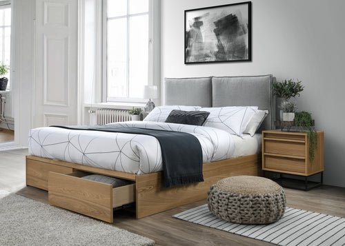 Letto con 2 cassetti Harmones Grigio & SMPSWH-PAT-SERT-HARMONES-BELFAST-14-PLATINIUM