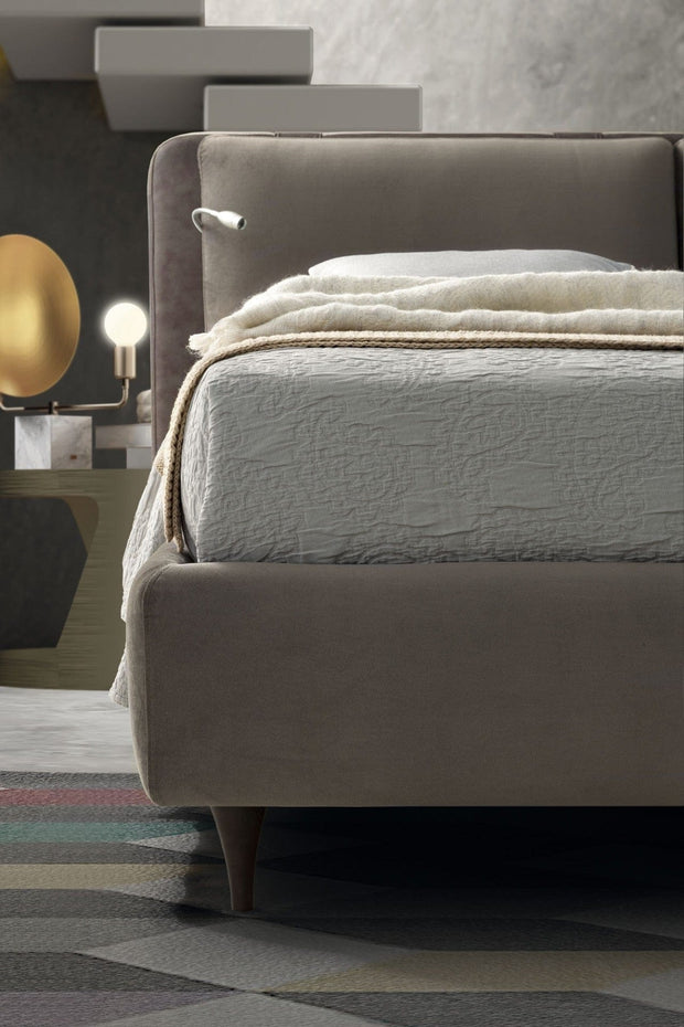 Letto contenitore e illuminazione LED Cortines Cappuccino (2)