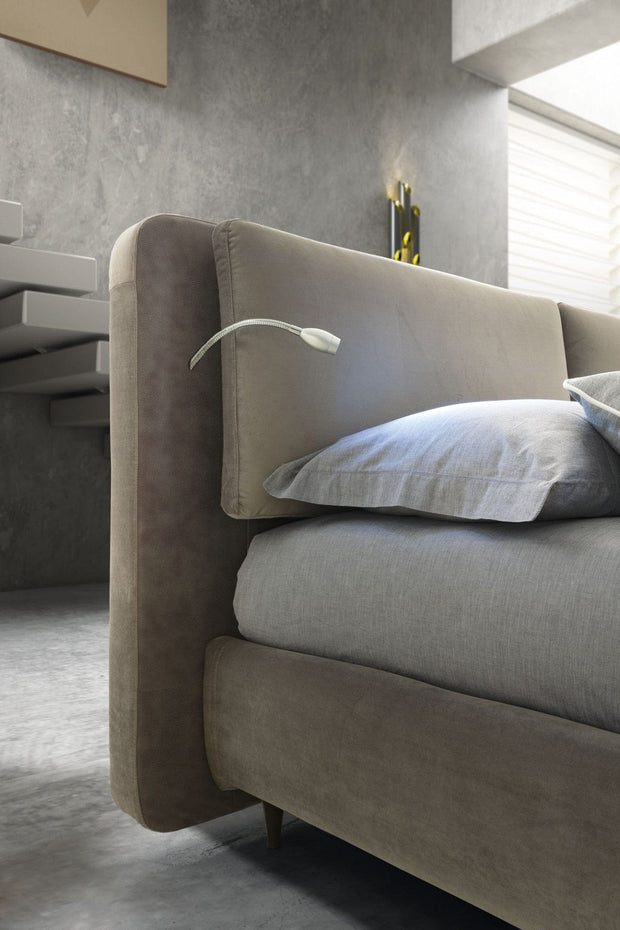 Letto contenitore e illuminazione LED Cortines Cappuccino (3)