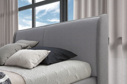Letto contenitore in tessuto Winds Grigio (1)