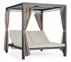 Letto da giardino a baldacchino 2 posti Dream Antracite