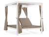 Letto da giardino a baldacchino 2 posti Dream Bianco