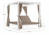 Letto da giardino a baldacchino 2 posti Dream Bianco (3)