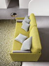 Letto da giorno con 2 cassetti in tessuto Lantanis Giallo (3)