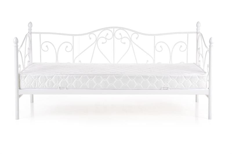 Letto da giorno in ferro Sumatera Bianco (4)