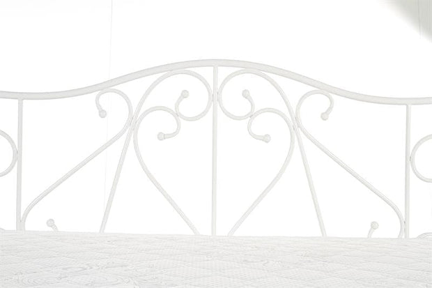 Letto da giorno in ferro Sumatera Bianco (6)