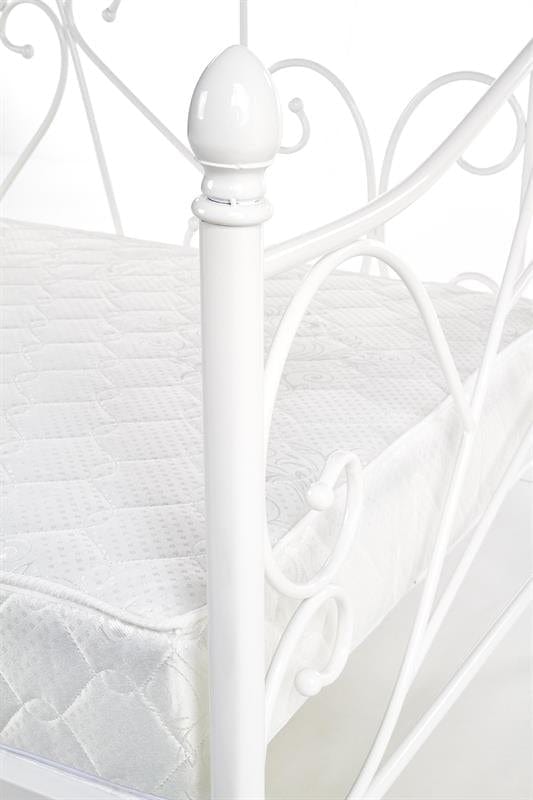 Letto da giorno in ferro Sumatera Bianco (7)