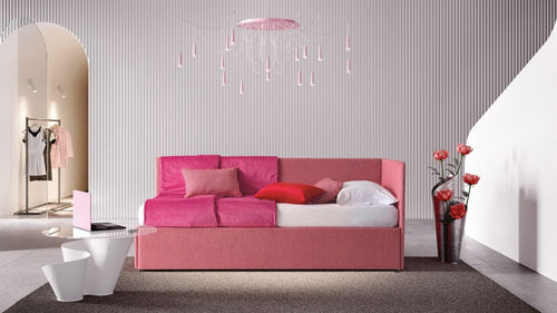 Letto estraibile contenitore in tessuto Pentase Rosso & LCMFIT-PAT-PENTAS-MOVE