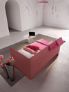 Letto estraibile contenitore in tessuto Pentase Rosso (3)