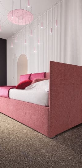 Letto estraibile contenitore in tessuto Pentase Rosso (4)
