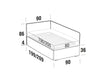 Letto estraibile contenitore in tessuto Pentase Rosso (7)