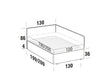 Letto estraibile contenitore in tessuto Pentase Rosso (9)