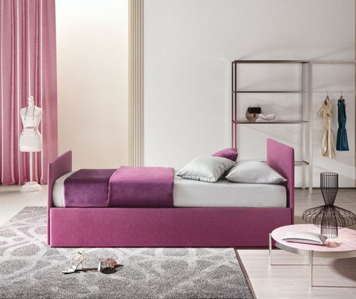 Letto estraibile in tessuto Bambiso Rosa (1)