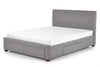 Letto imbottito con 4 cassetti Modenaris Grigio (1)