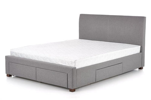 Letto imbottito con 4 cassetti Modenaris Grigio (1)