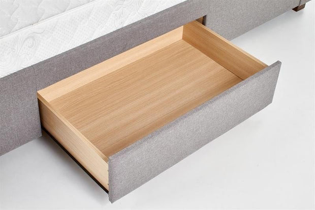 Letto imbottito con 4 cassetti Modenaris Grigio (5)