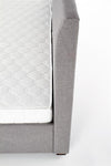 Letto imbottito con 4 cassetti Modenaris Grigio (9)