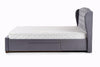Letto imbottito con 4 cassetti Sabrinis Grigio (3)
