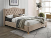 Letto in velluto Asante Beige & SMP-PAT-ASPEN-VELVET-BEIGE