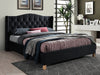 Letto in velluto Asante Nero & SMP-PAT-ASPEN-VELVET-BLACK