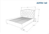 Letto in velluto Asante Nero (1)