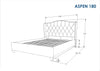 Letto in velluto Asante Verde (2)