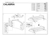 Letto in velluto Calantha Grigio (1)