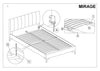 Letto in velluto Mirian Nero (1)