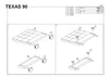 Letto in velluto Tayler Grigio (1)