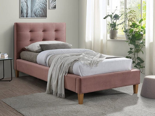Letto in velluto Tayler Rosa & SMP-PAT-TEXAS-VELVET-PINK