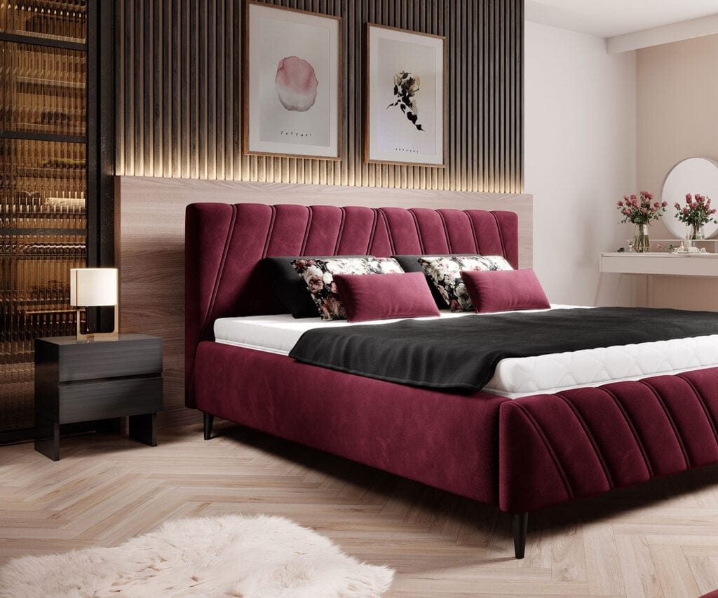 Letto matrimoniale Calys SR Borgogna (3)
