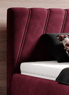 Letto matrimoniale Calys SR Borgogna (4)
