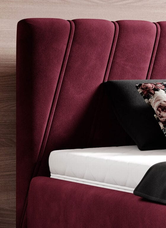 Letto matrimoniale Calys SR Borgogna (4)