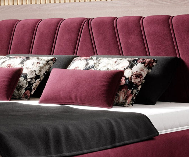 Letto matrimoniale Calys SR Borgogna (5)