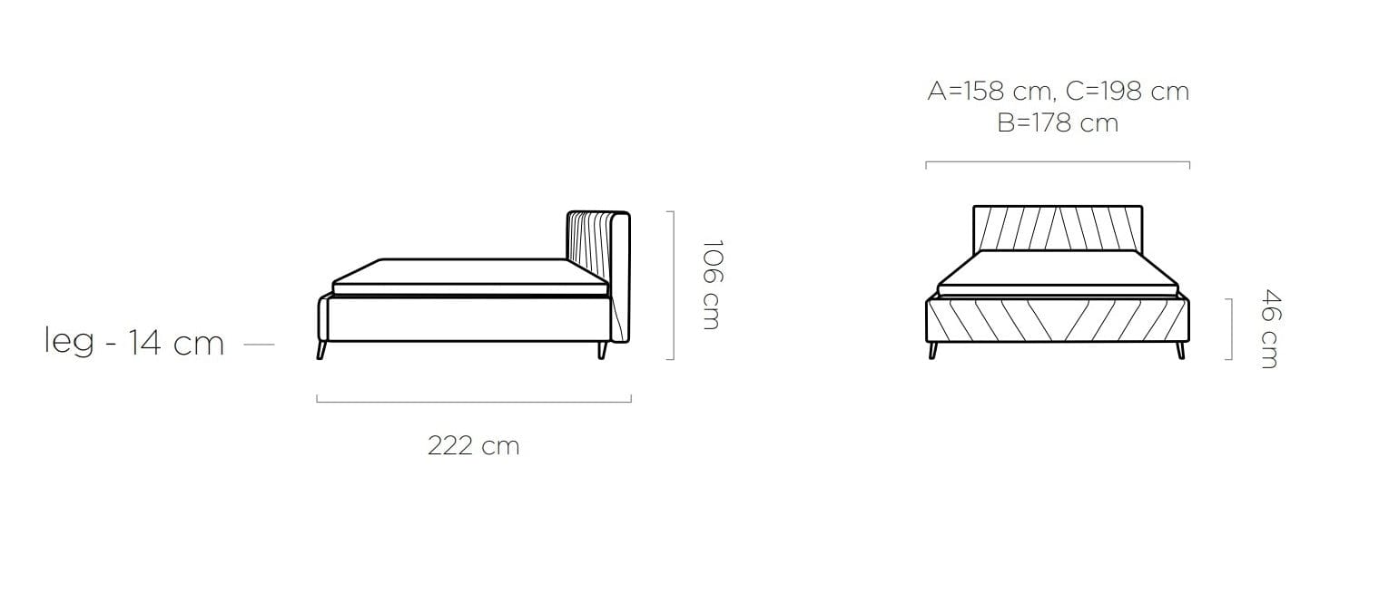 Letto matrimoniale Calys SR Borgogna (8)