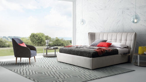 Letto matrimoniale con contenitore Aspenix Beige & LCMFIT-PAT-ASPEN-FLOOR-NEW