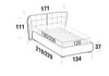 Letto matrimoniale con contenitore Aspenix Beige (5)