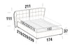 Letto matrimoniale con contenitore Aspenix Beige (7)