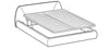 Letto matrimoniale con contenitore Belmondis Grigio (6)