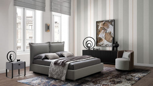 Letto matrimoniale con contenitore Catilina Grigio & LCMFIT-PAT-CATLIN-FLOOR-NEW