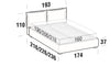 Letto matrimoniale con contenitore Catilina Grigio (8)