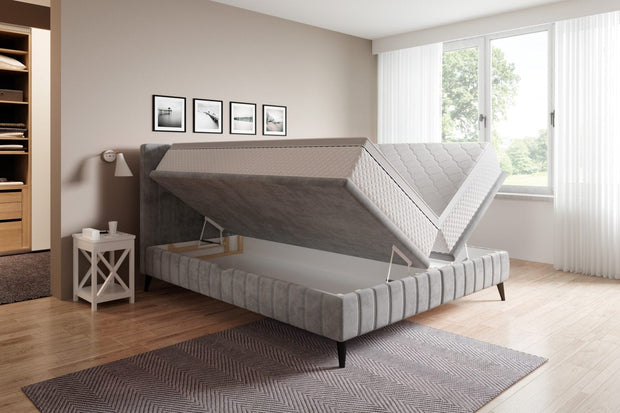 Letto matrimoniale con contenitore Cayanne Grigio (1)